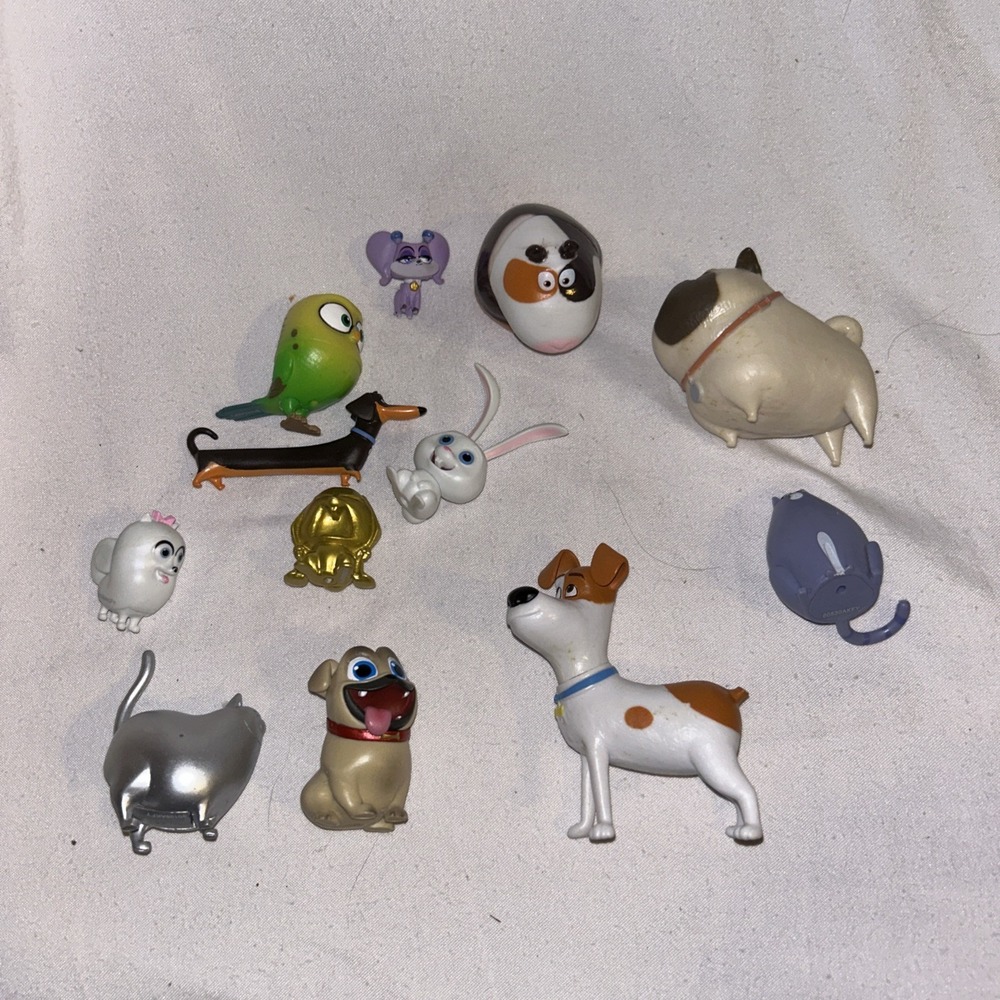 Secret Life Of Pets Mini Figure Lot PVC‎ Max Sweet Pea Mel Norman F1